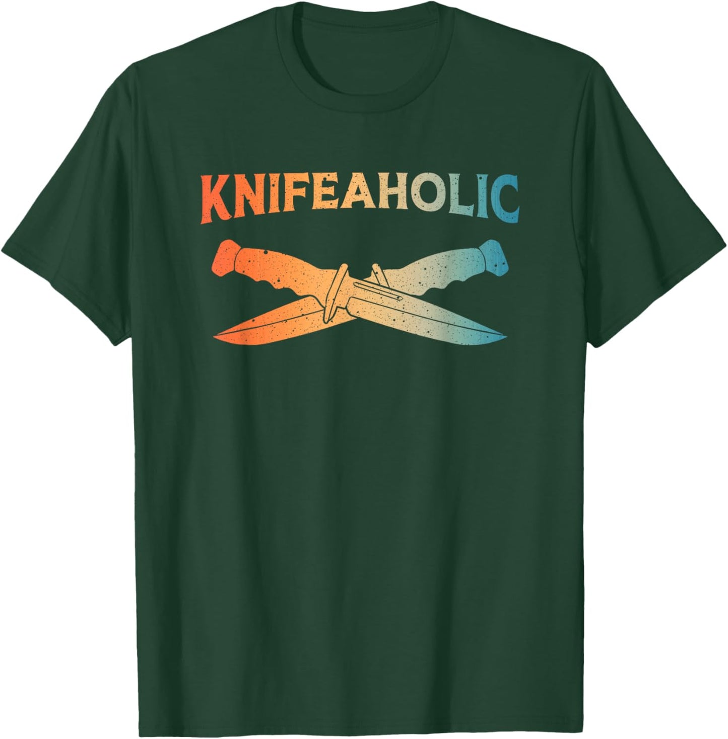 Best Knife Art Women Collectible Knives Pocket Knife T-Shirt - T-Shirt | Forest