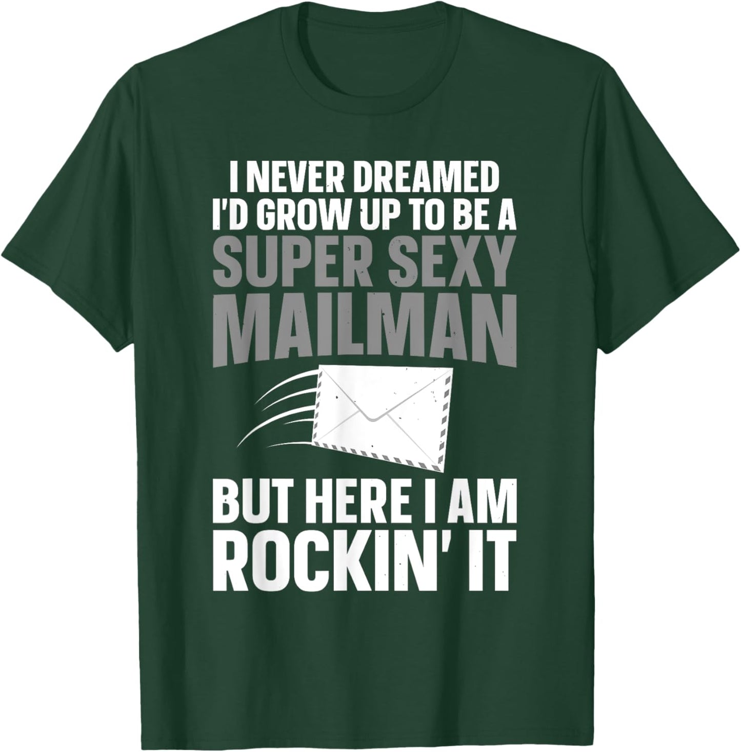 Cool Mailman Art Postal Worker Post Office Mail Man T-Shirt - T-Shirt | Forest