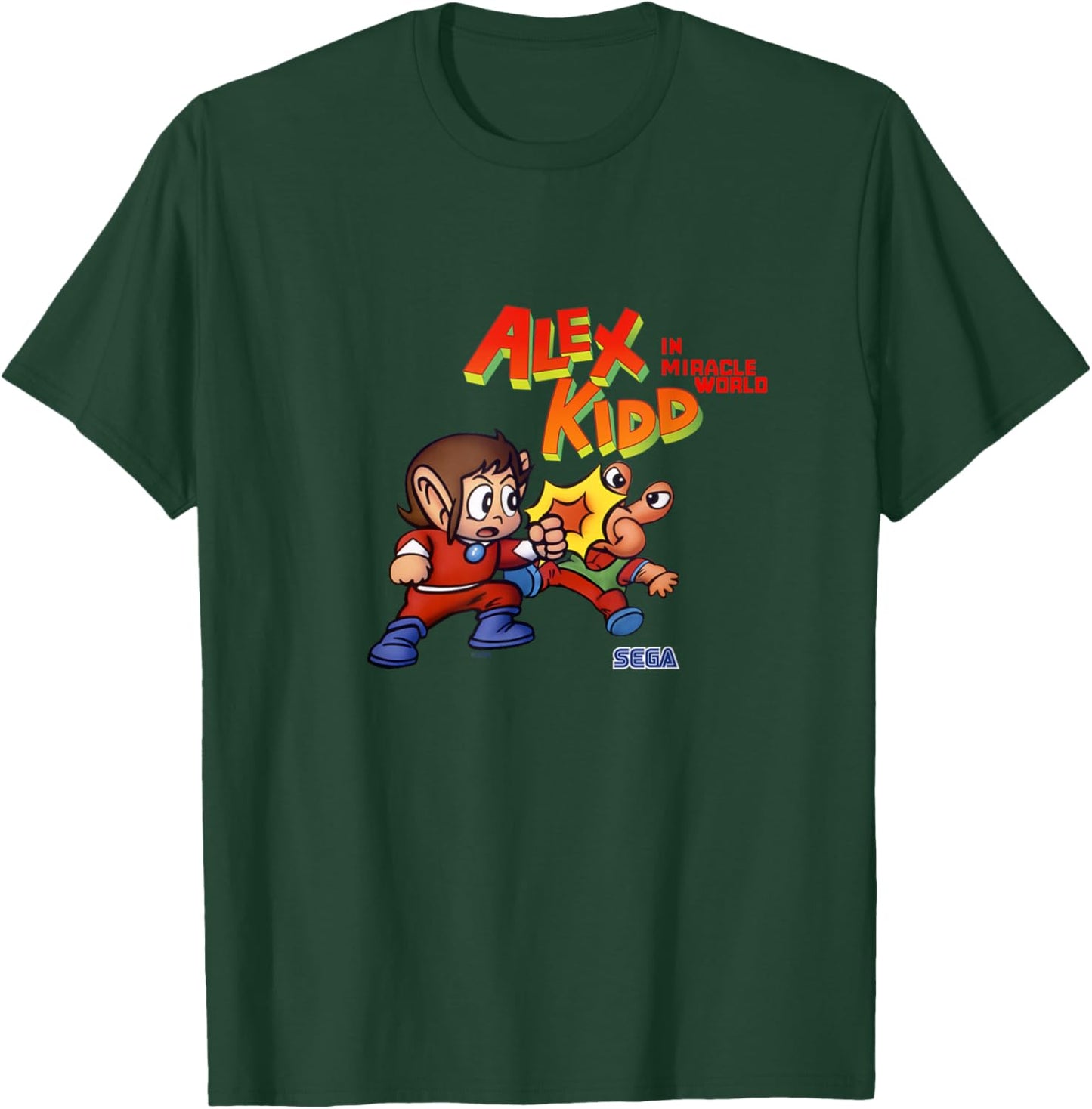 Alex Kidd fight SEGA Master System video game T-Shirt - T-Shirt | Forest