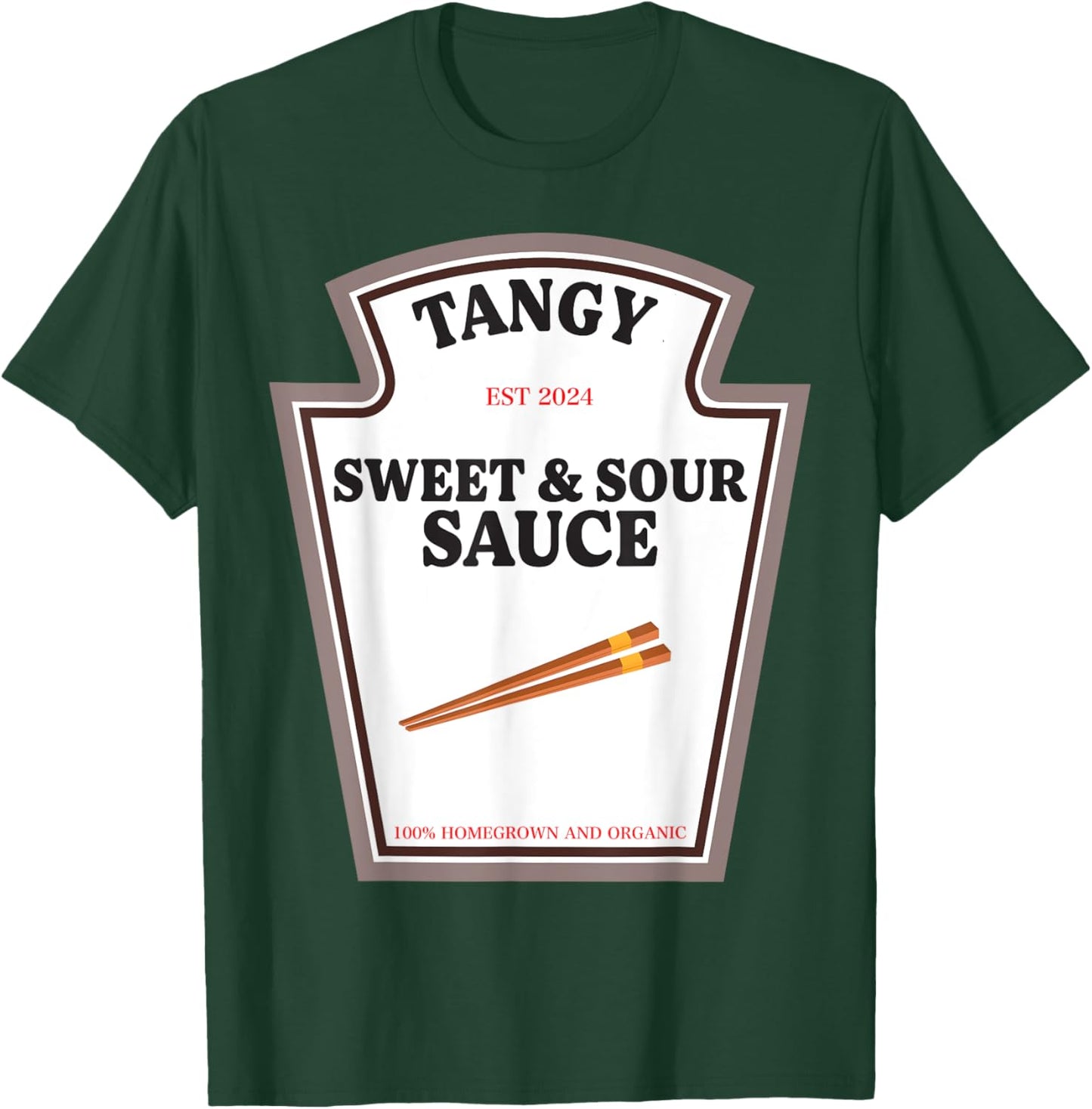 Tangy Sweet And Sour Sauce Condiment Matching Food Lover T-Shirt - T-Shirt | Forest