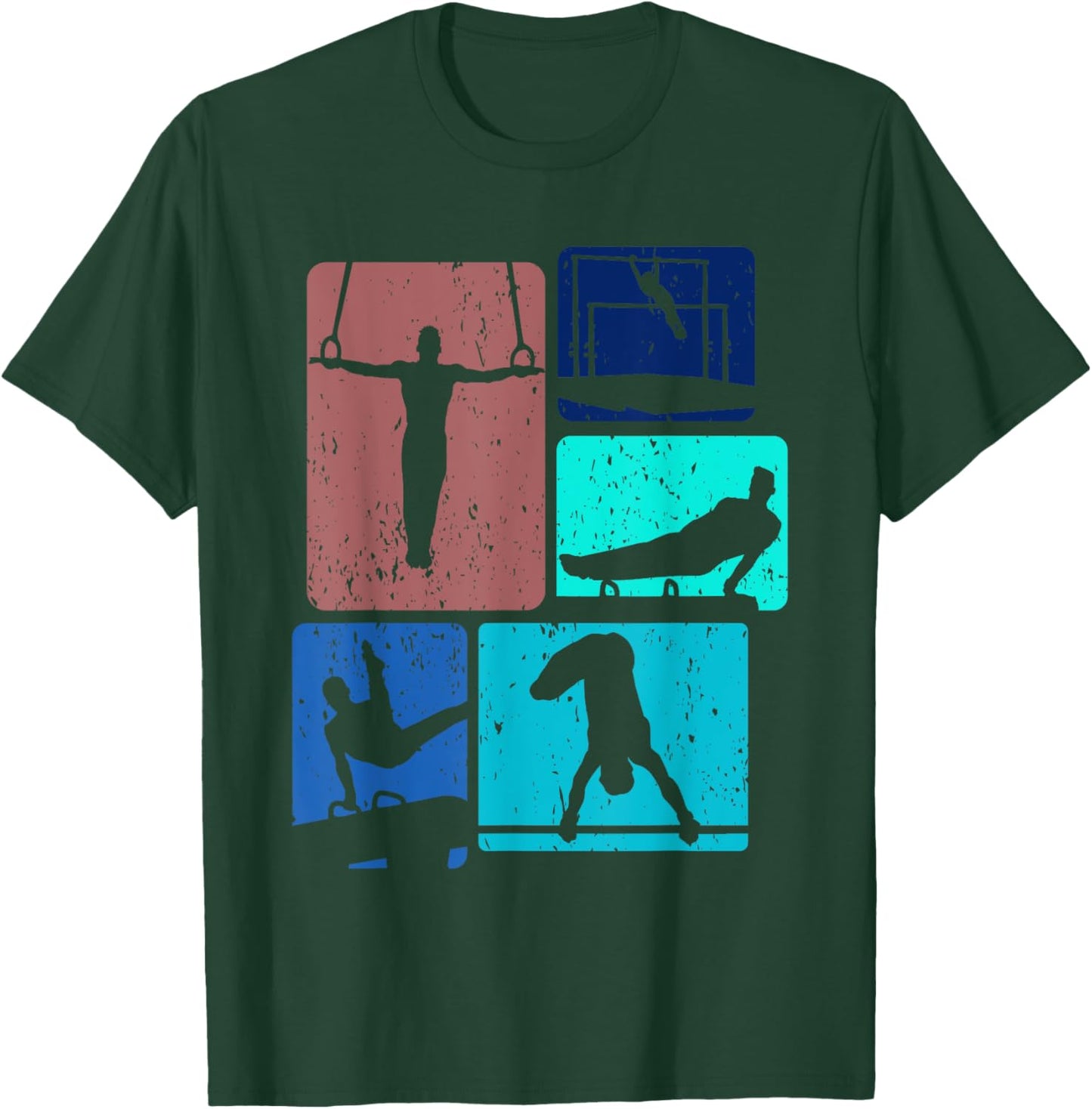Gymnastics Acrobatic Moves Enthusiasts Outfit Cute Gymnast T-Shirt - T-Shirt | Forest