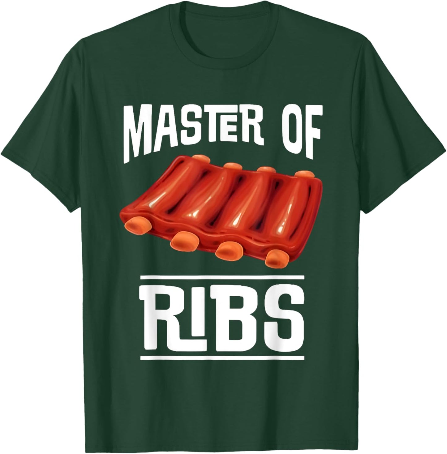 Barbecue Master Of Ribs T-Shirt - T-Shirt | Forest
