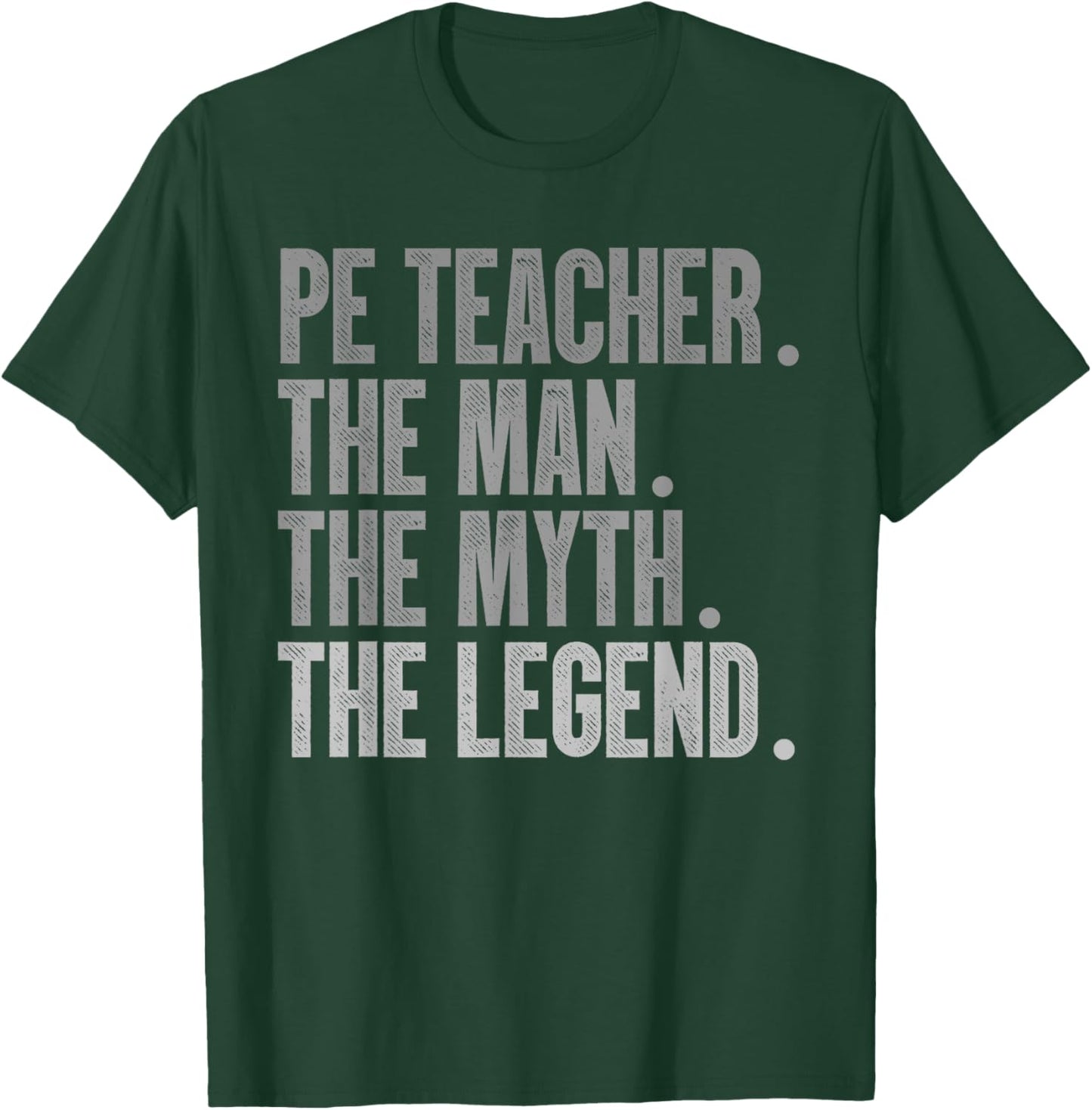Cool PE Teacher Art Boys Physical Education Teacher T-Shirt - T-Shirt | Forest