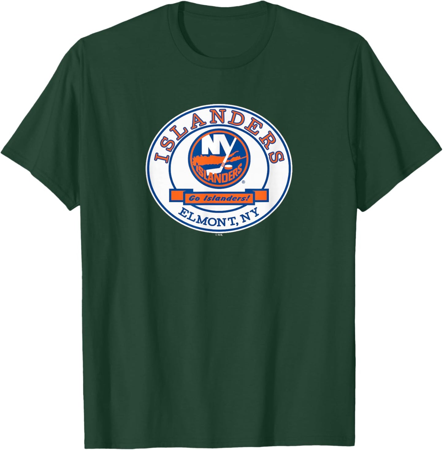 New York Islanders Go Black Officially Licensed T-Shirt - T-Shirt | Forest