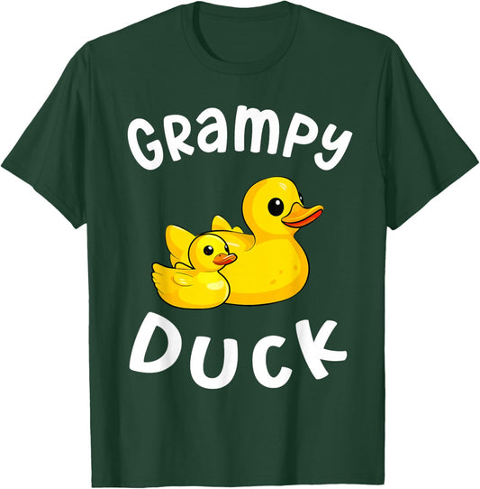 Grampy Duck Birthday Rubber Duck Kids Family Matching T-Shirt - T-Shirt | Forest