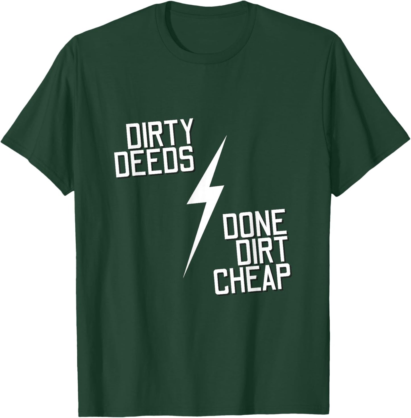 Dirty Deeds Done Dirt Cheap Rock Music T-Shirt - T-Shirt | Forest