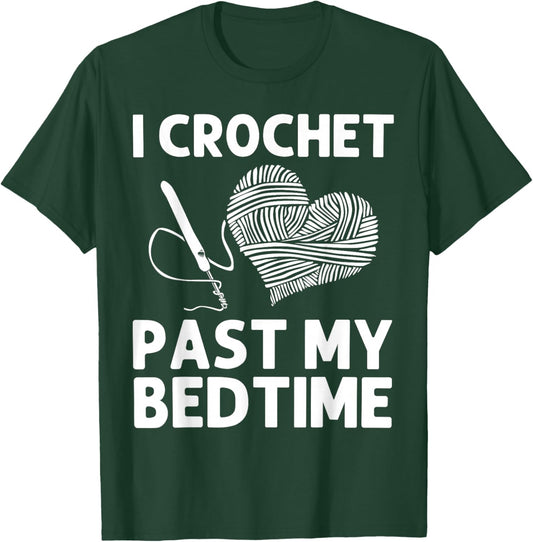 Cool Crochet Design Mom Crocheting Lover Crocheter T-Shirt - T-Shirt | Forest