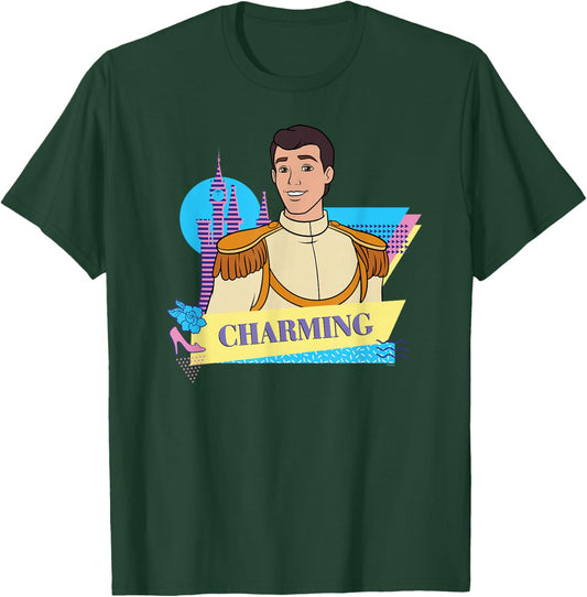 Disney Cinderella Retro Couples Matching Prince Charming T-Shirt - T-Shirt | Forest