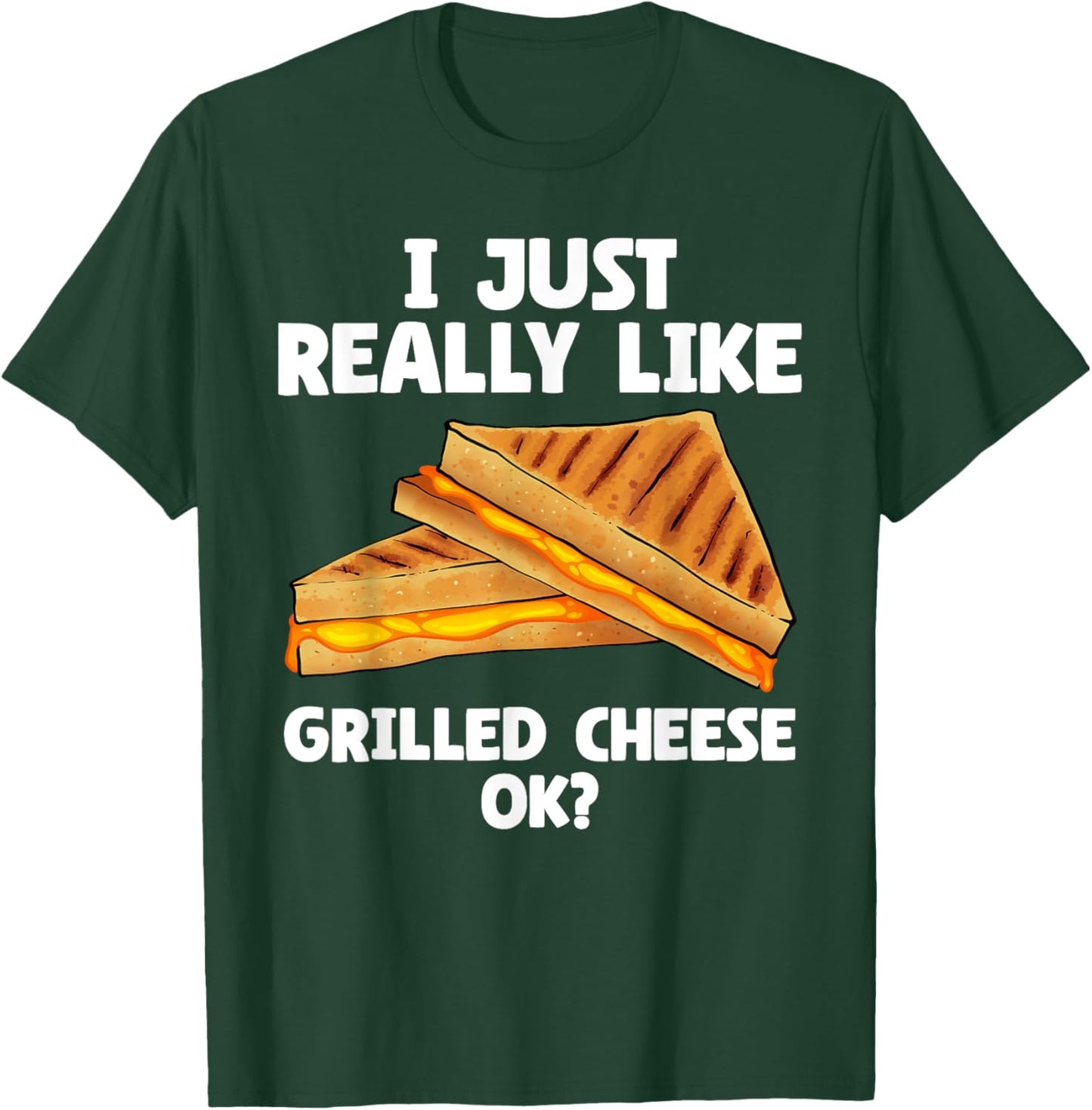 Grilled Cheese Design Women Grilled Cheese Sandwich T-Shirt - T-Shirt | Forest