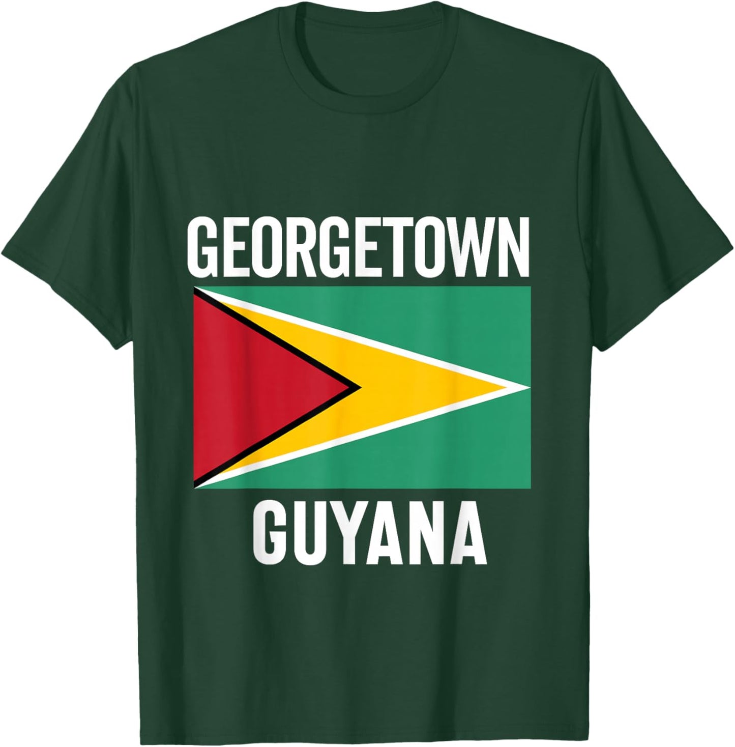 Guyana Souvenir Travel Vacation Men Women Guyanese Pride T-Shirt - T-Shirt | Forest