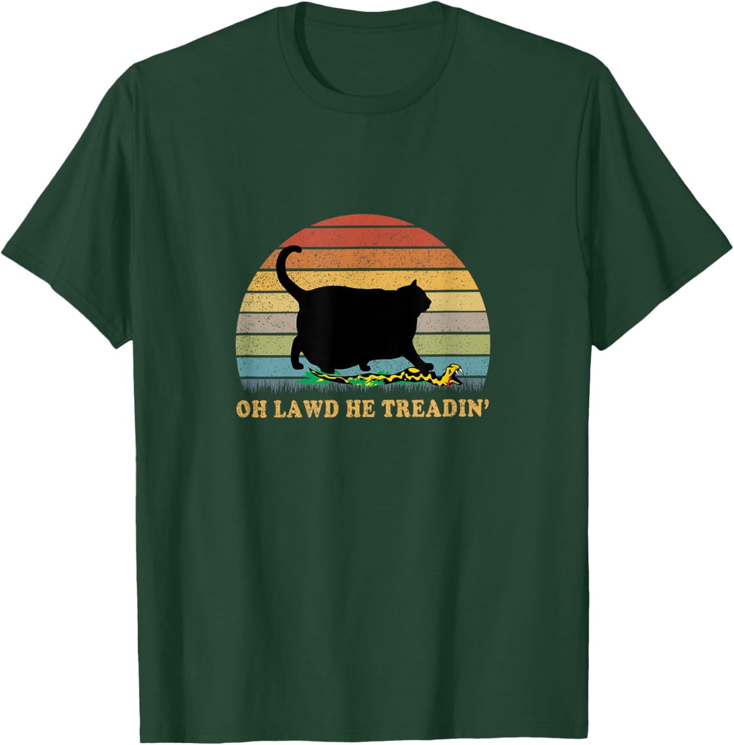 Oh Lawd He Treading T-Shirt - T-Shirt | Forest