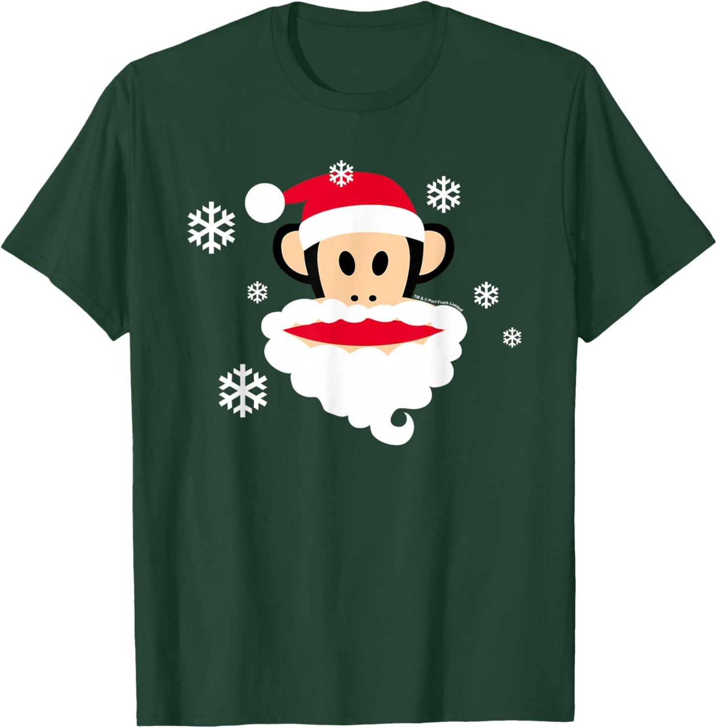 Paul Frank Santa Claus Julius Monkey Christmas T-Shirt - T-Shirt | Forest