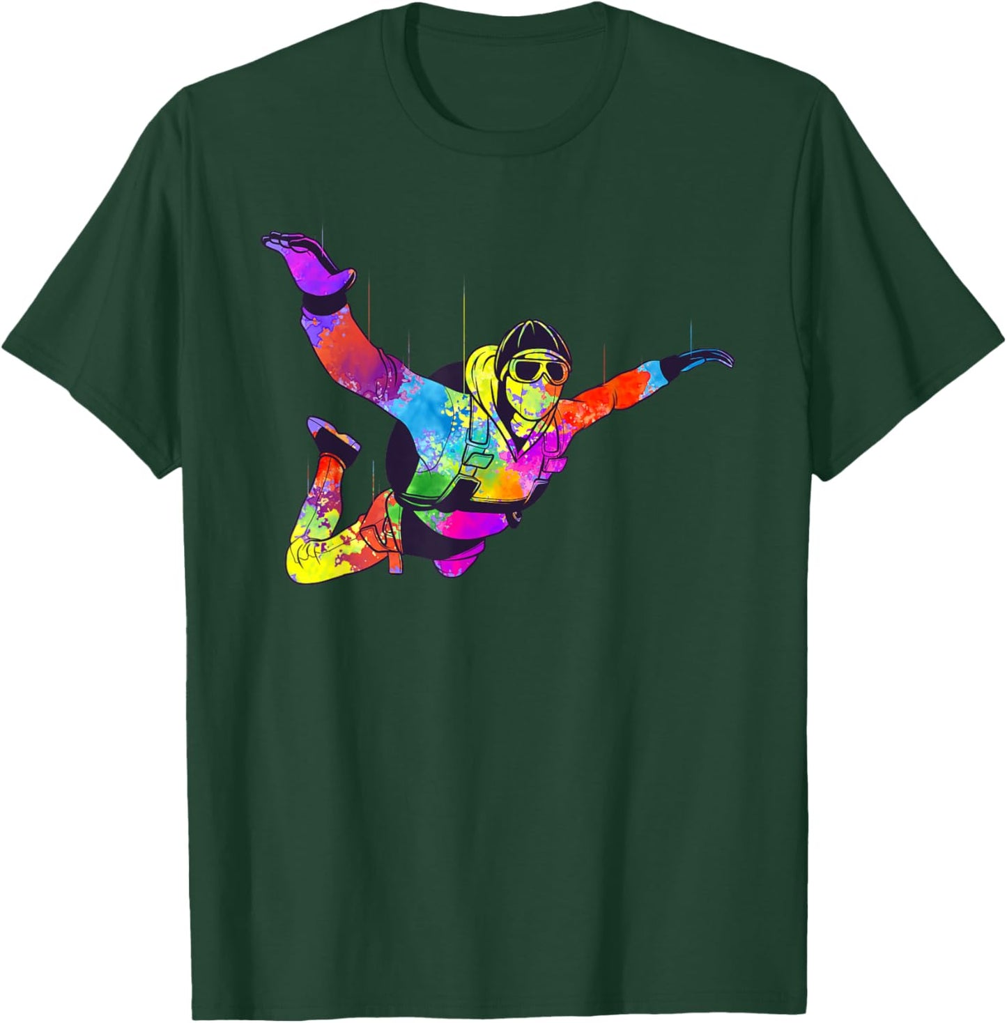 Cool Skydiving Art Women Indoor Skydive Sky Diving T-Shirt - T-Shirt | Forest