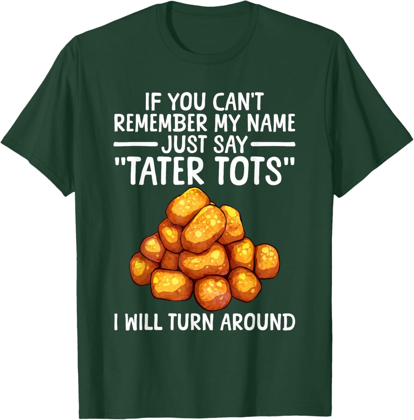 Tater Tot Design Women Kids Potato Tater Tot Lover T-Shirt - T-Shirt | Forest