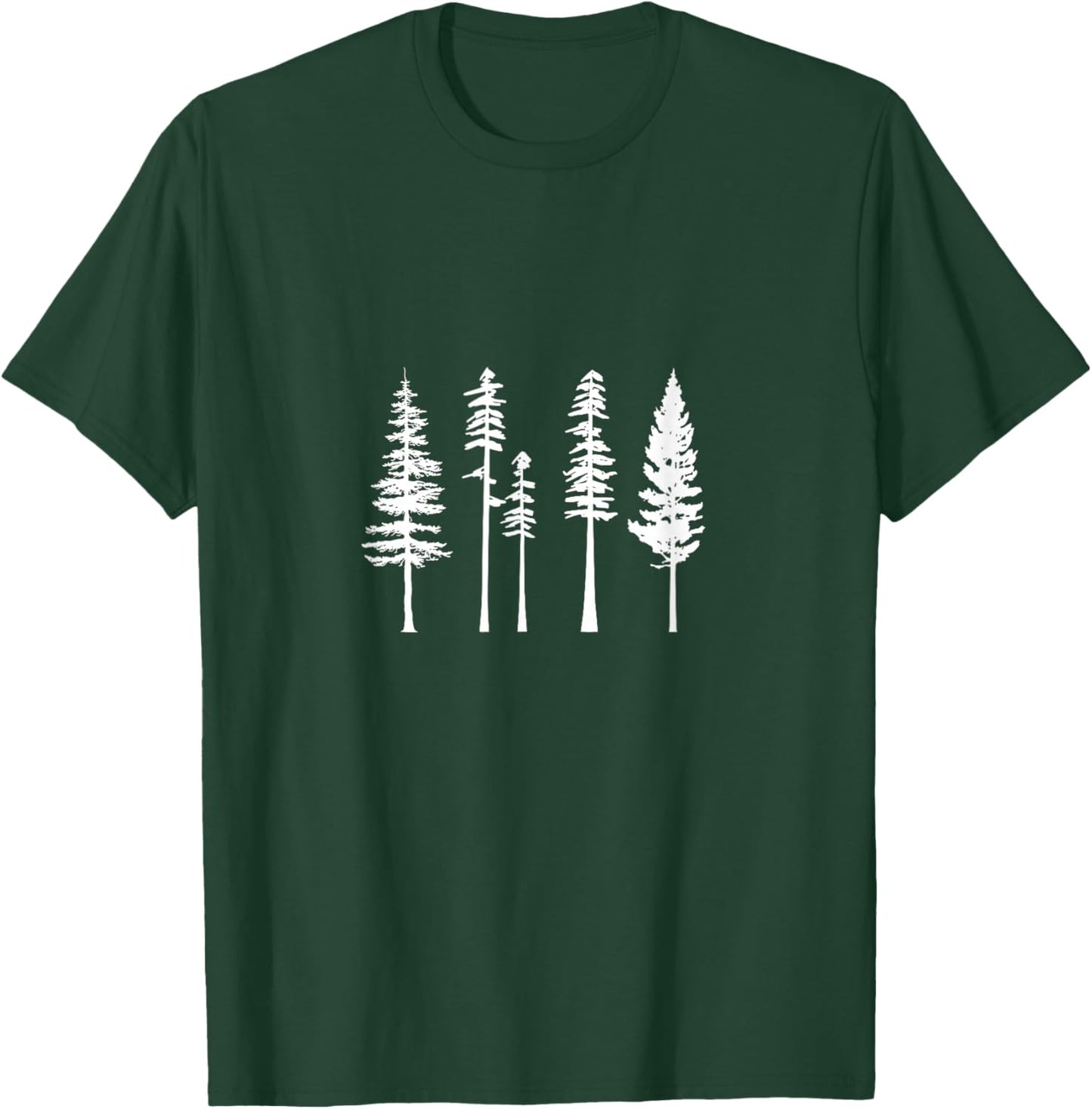 Pine Tree , Evergreen Forest , Nature Lover T-Shirt - T-Shirt | Forest