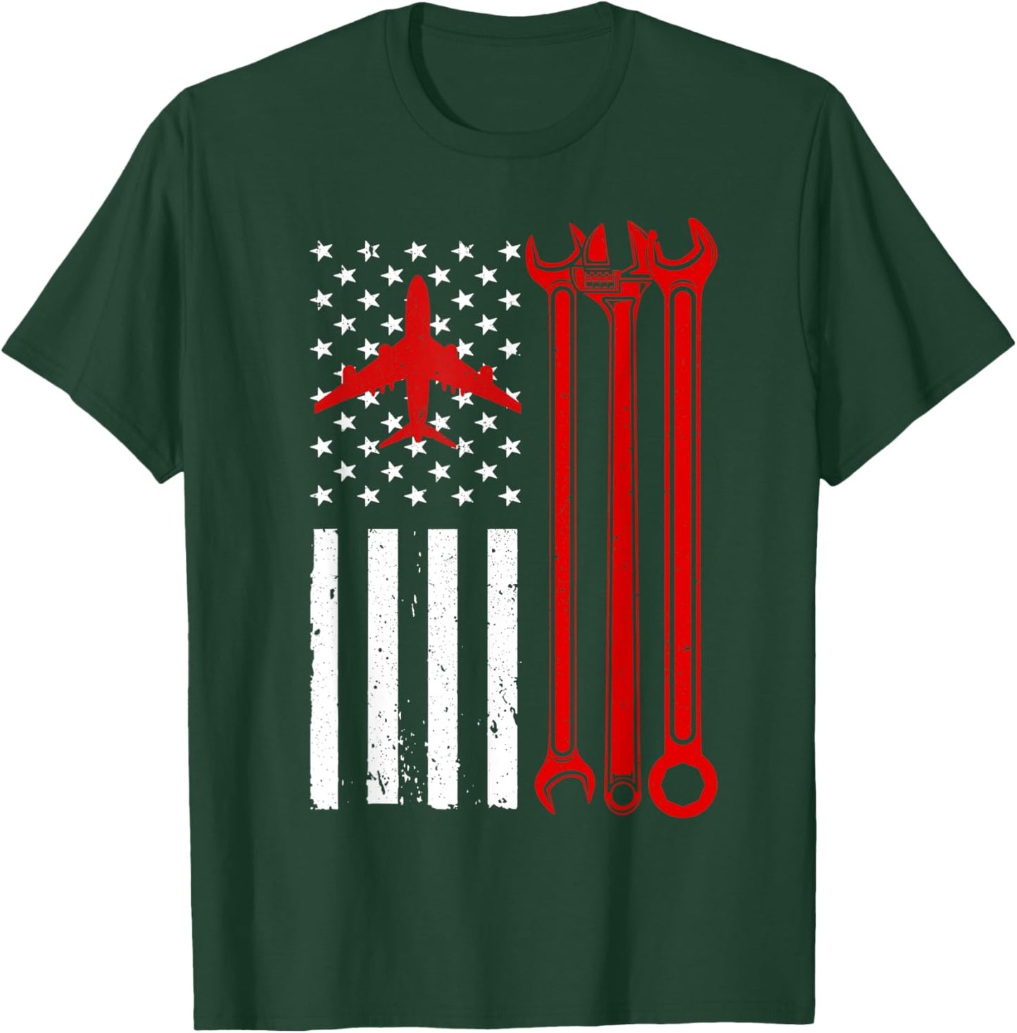 Aircraft Mechanic design Women Aviation Maintenance T-Shirt - T-Shirt | Forest