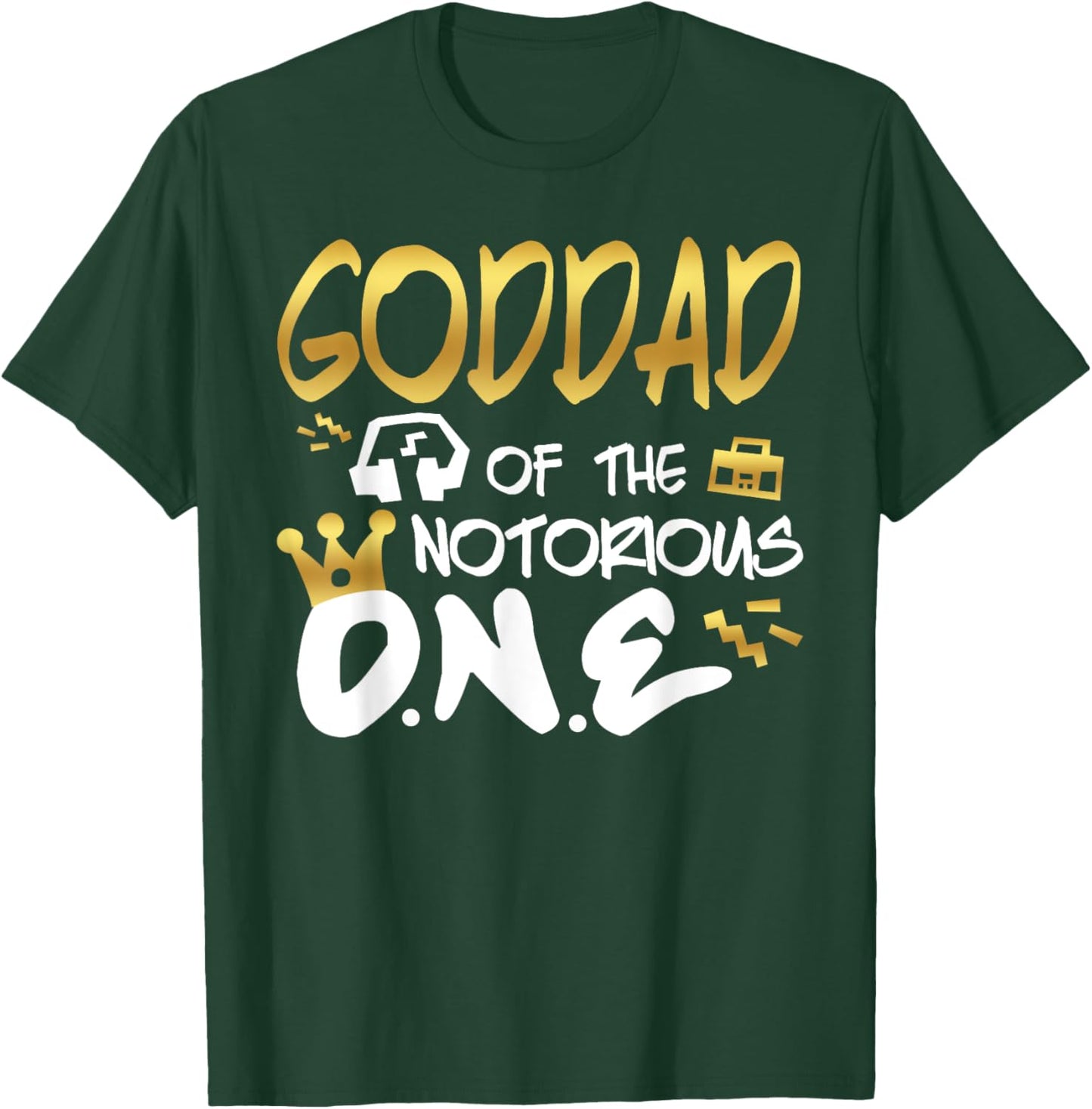 Goddad Of The Notorious One Old School 1st Hip Hop Birthday T-Shirt - T-Shirt | Forest