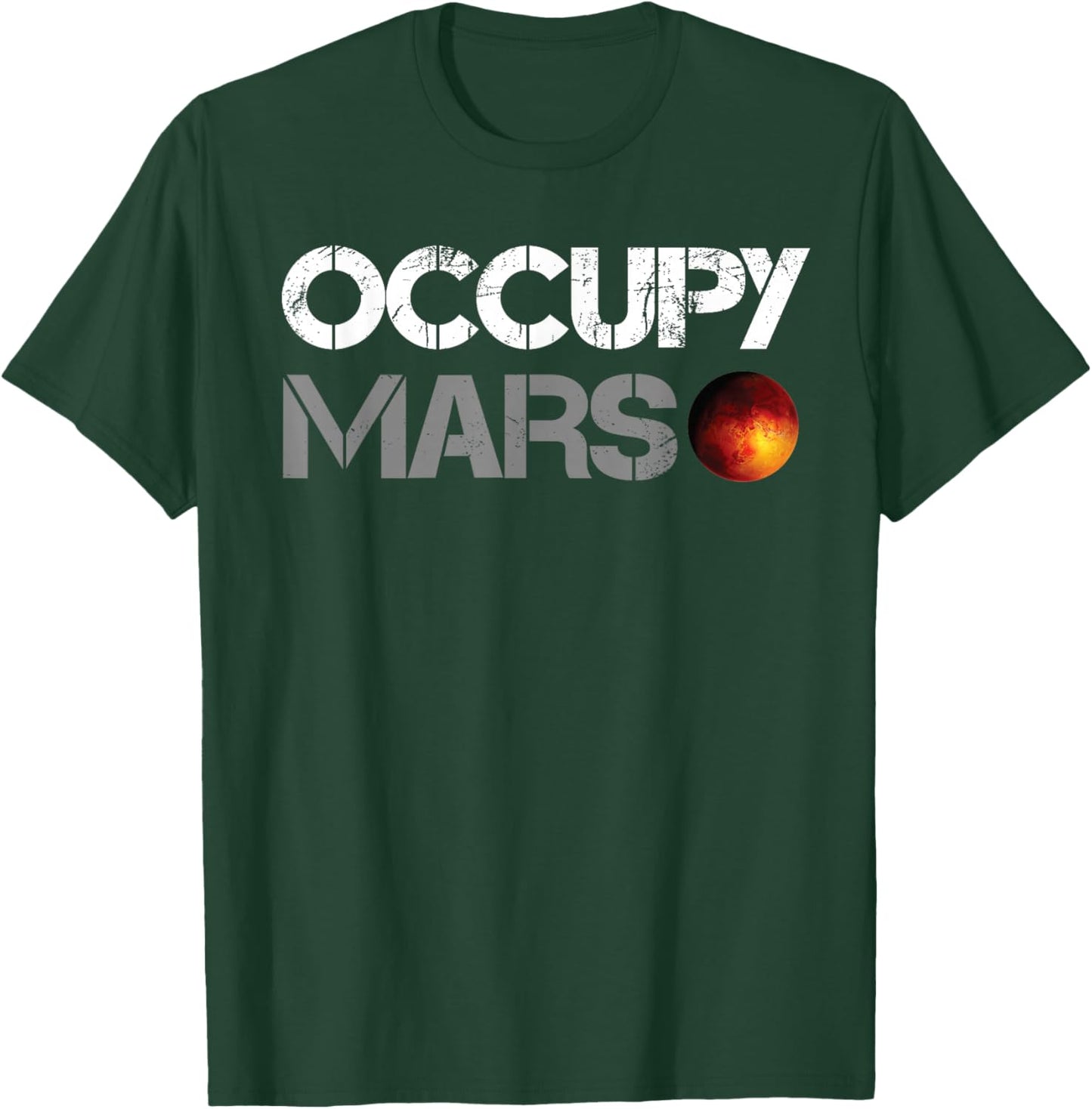 Trending Vintage Occupy Mars T-Shirt - T-Shirt | Forest