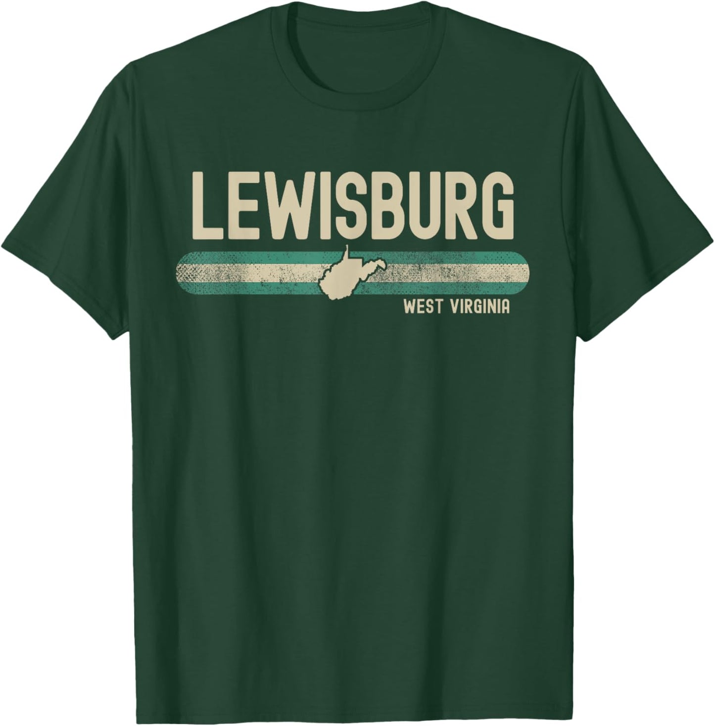 Lewisburg WV | West Virginia | Travel & 80s Style T-Shirt - T-Shirt | Forest