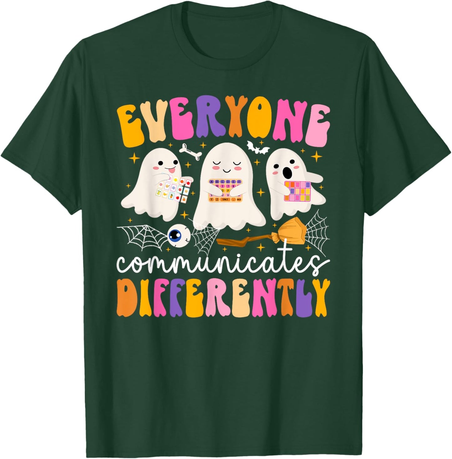 Spooky ABA Therapist Halloween Applied Behavior Analysis T-Shirt - T-Shirt | Forest