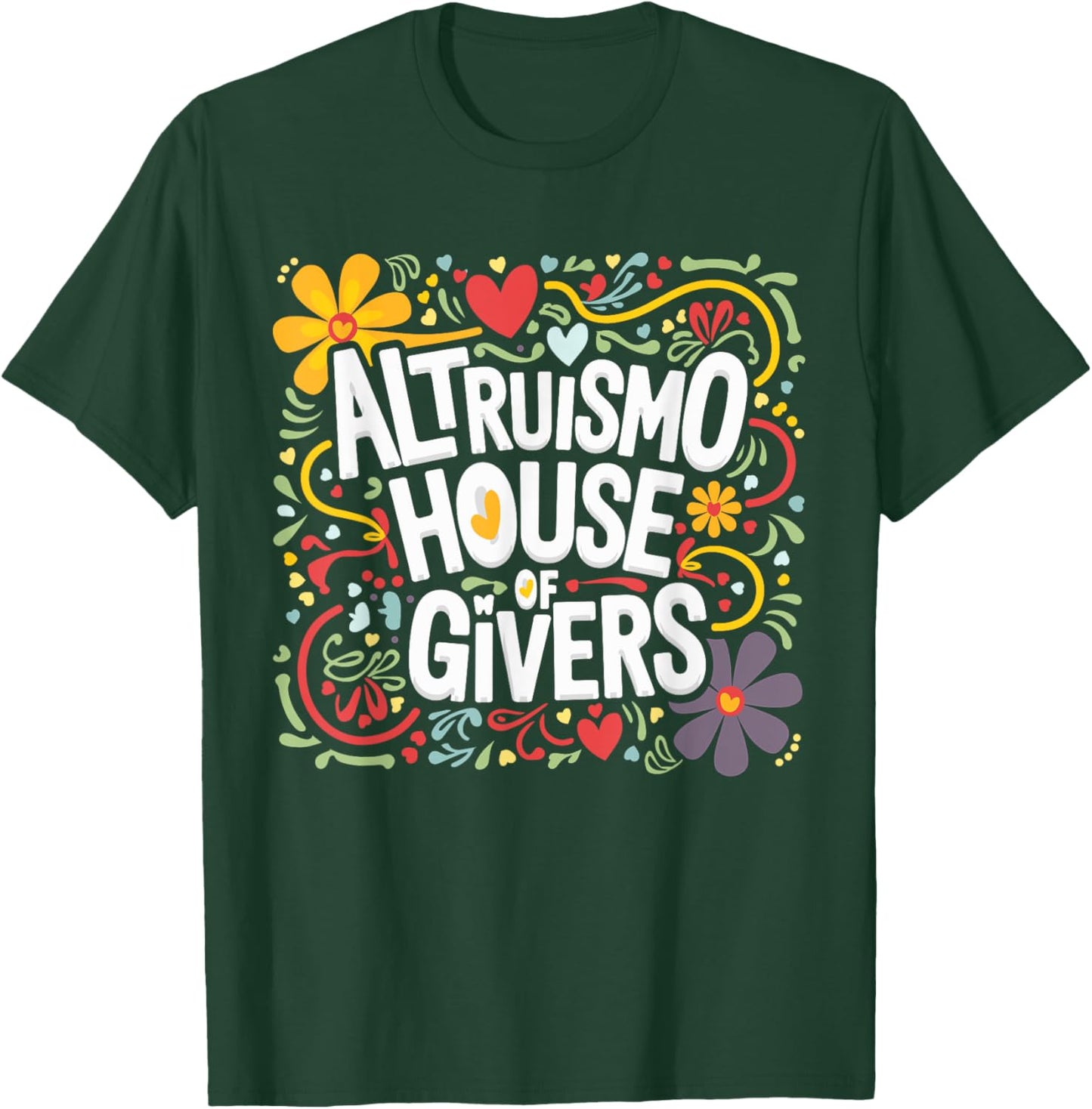 ALTRUISMO House of Givers, RCA Givers School Spirit T-Shirt - T-Shirt | Forest