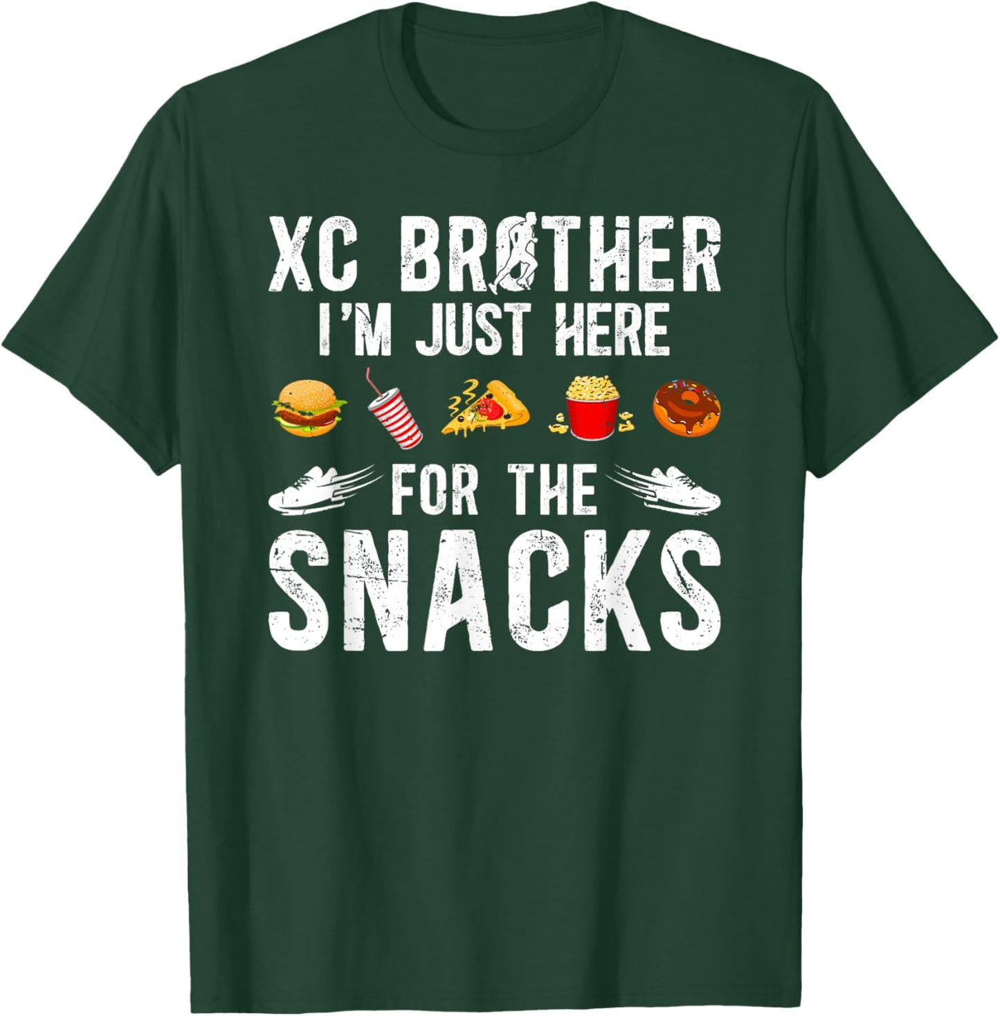 XC Brother Funny Cross Country Brother XC Runner Brother T-Shirt - T-Shirt | Forest