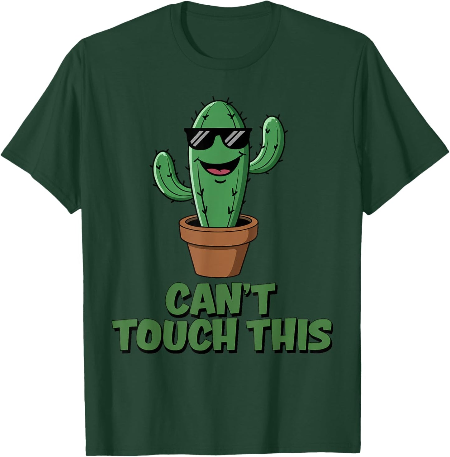 Can't Touch This Cool Cactus T-Shirt - T-Shirt | Forest