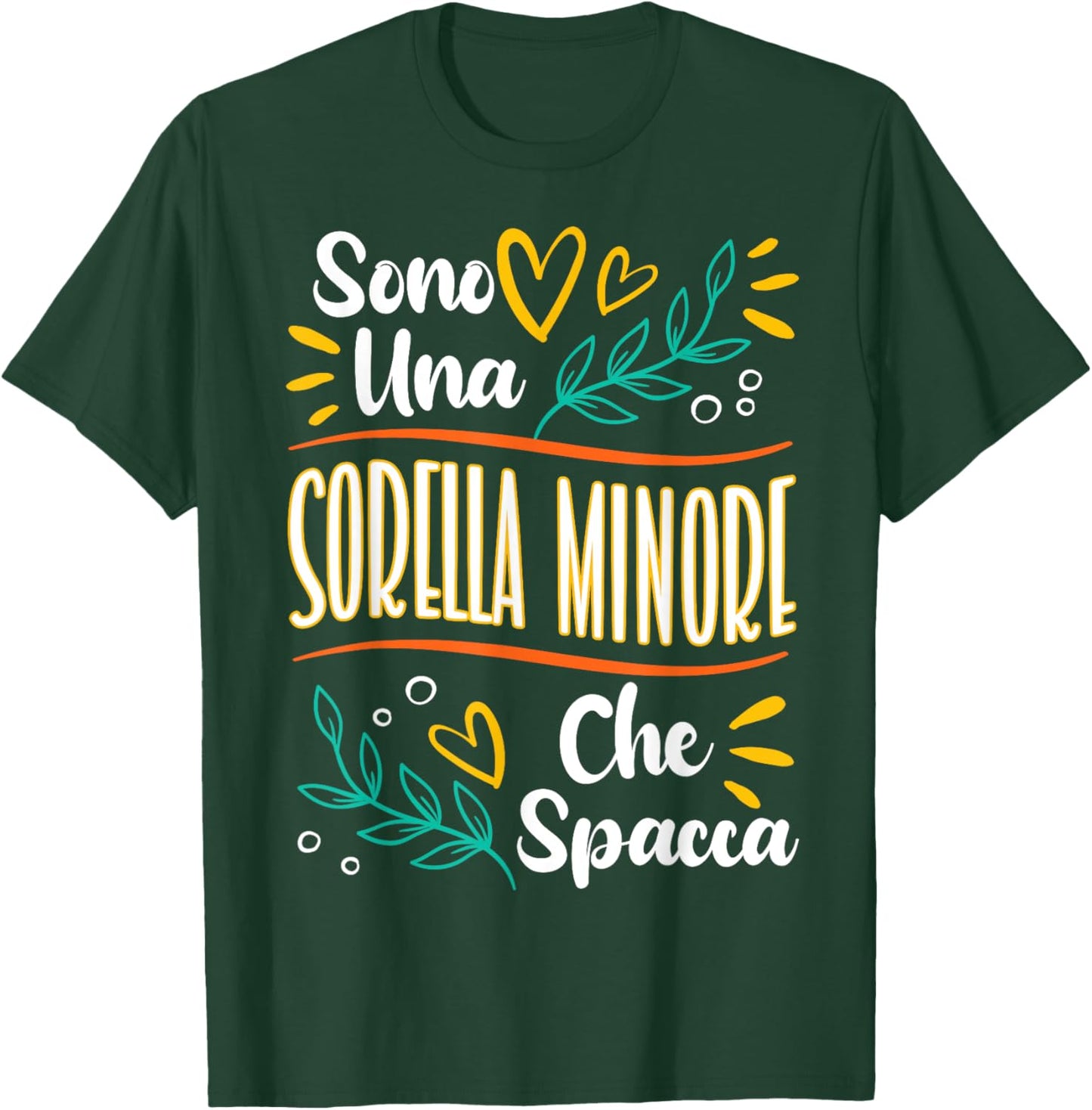 Sorella Minore Che Spacca Regalo Compleanno Sorella Minore T-Shirt - T-Shirt | Forest