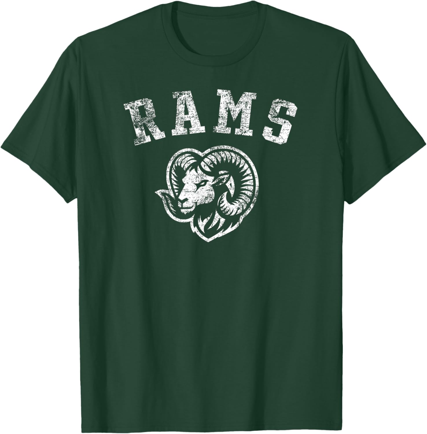 Rams Mascot for Elementary, Middle, and High Schools Aged T-Shirt - T-Shirt | Forest