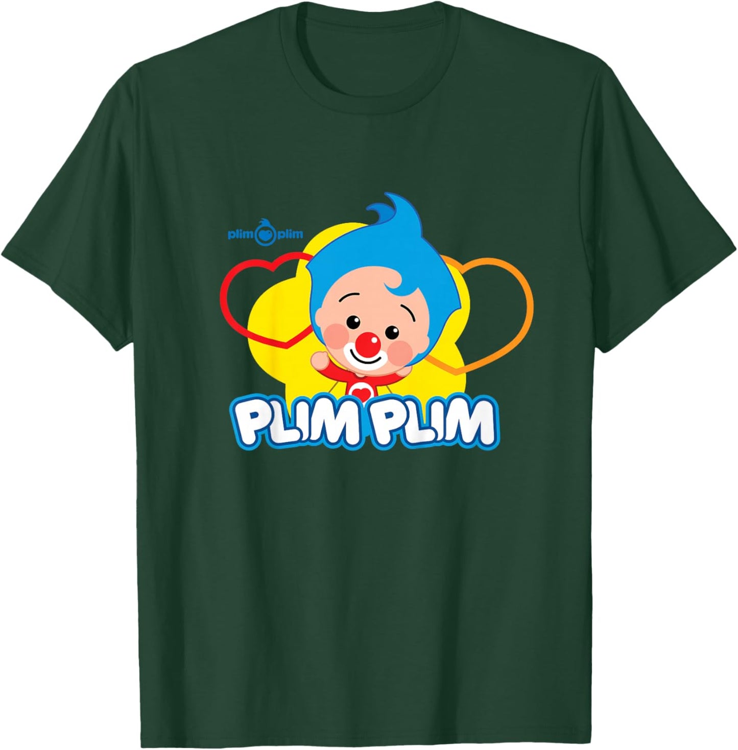 Kids Plim Plim The Kindness Hero - Colourful Designs for Children T-Shirt - T-Shirt | Forest