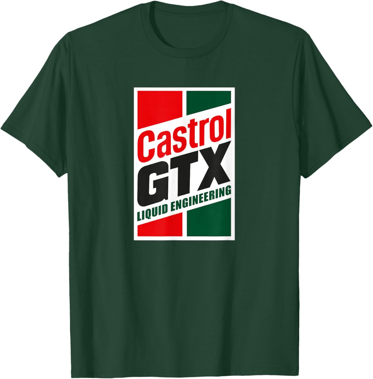 Vintage Castrol GTX Motor Oil Liquid Engineering PAPL1299 T-Shirt - T-Shirt | Forest