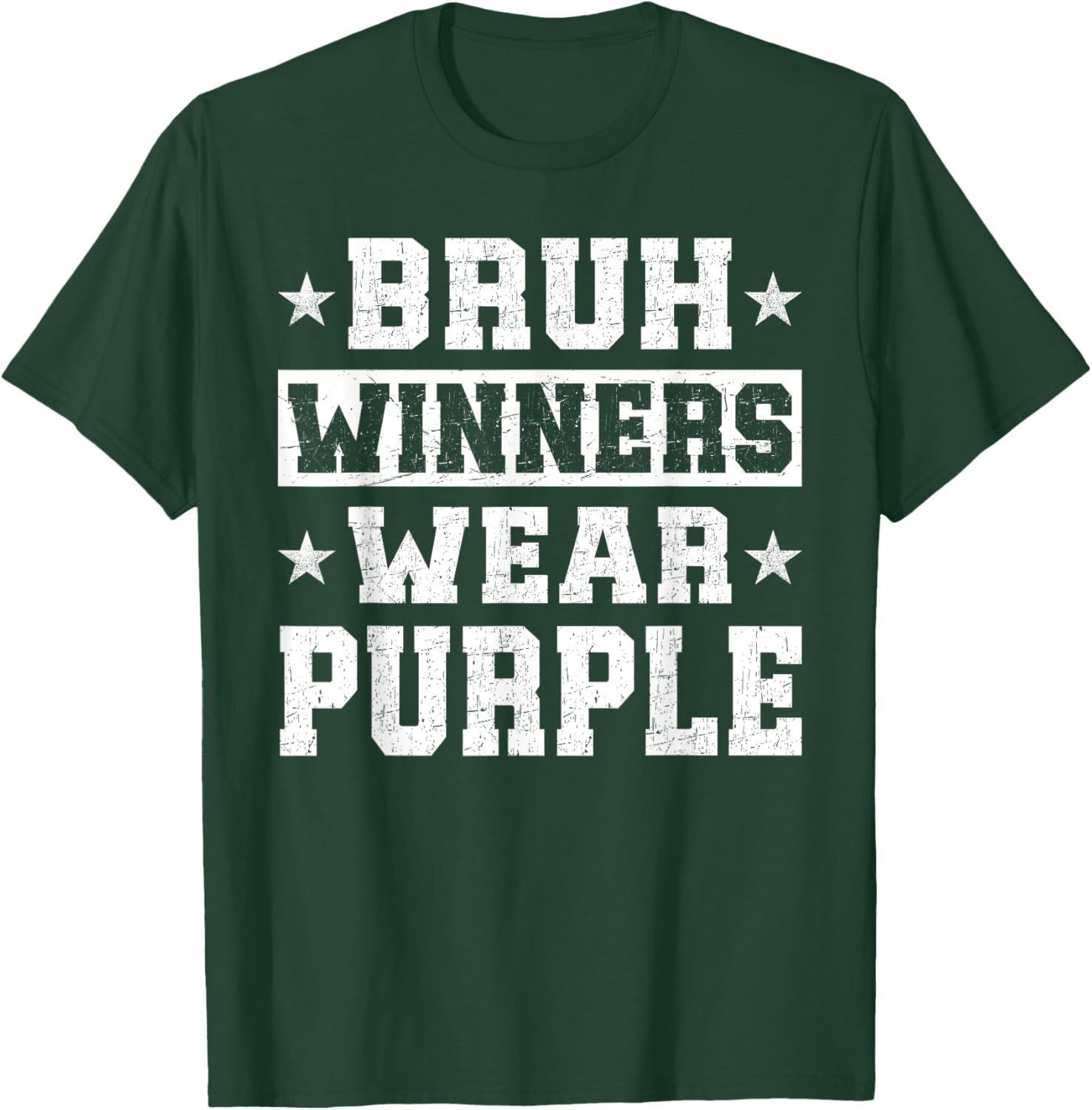 Spirit Week Winners Wear Purple Camp Team Game Color Sports T-Shirt - T-Shirt | Forest