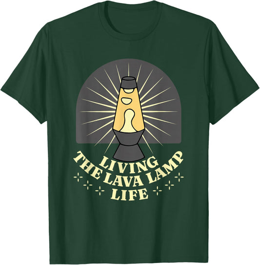 Lava Lamp Life Collector 70s Hippie Vintage T-Shirt - T-Shirt | Forest