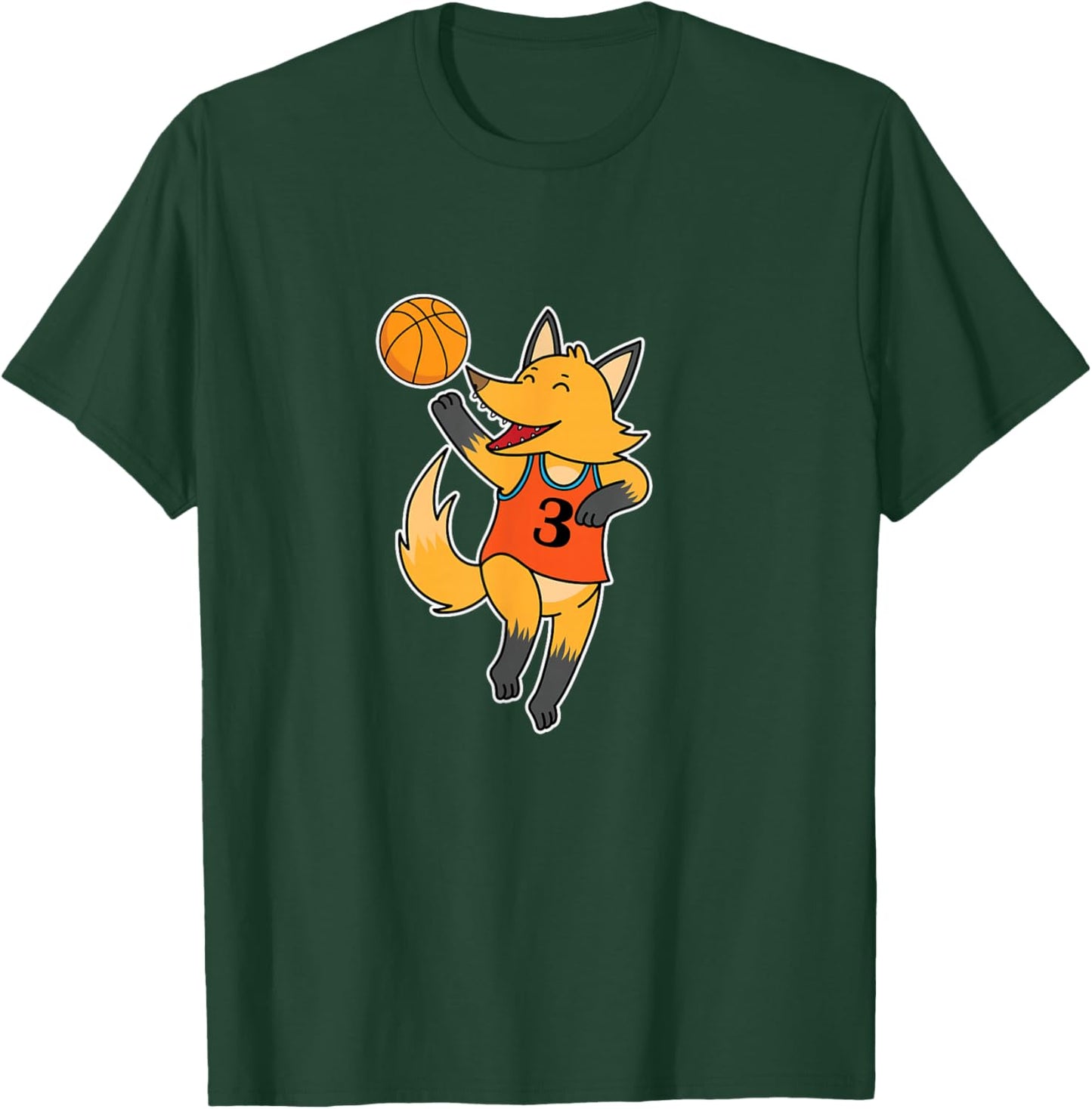 Fox plays Basketball T-Shirt - T-Shirt | Forest