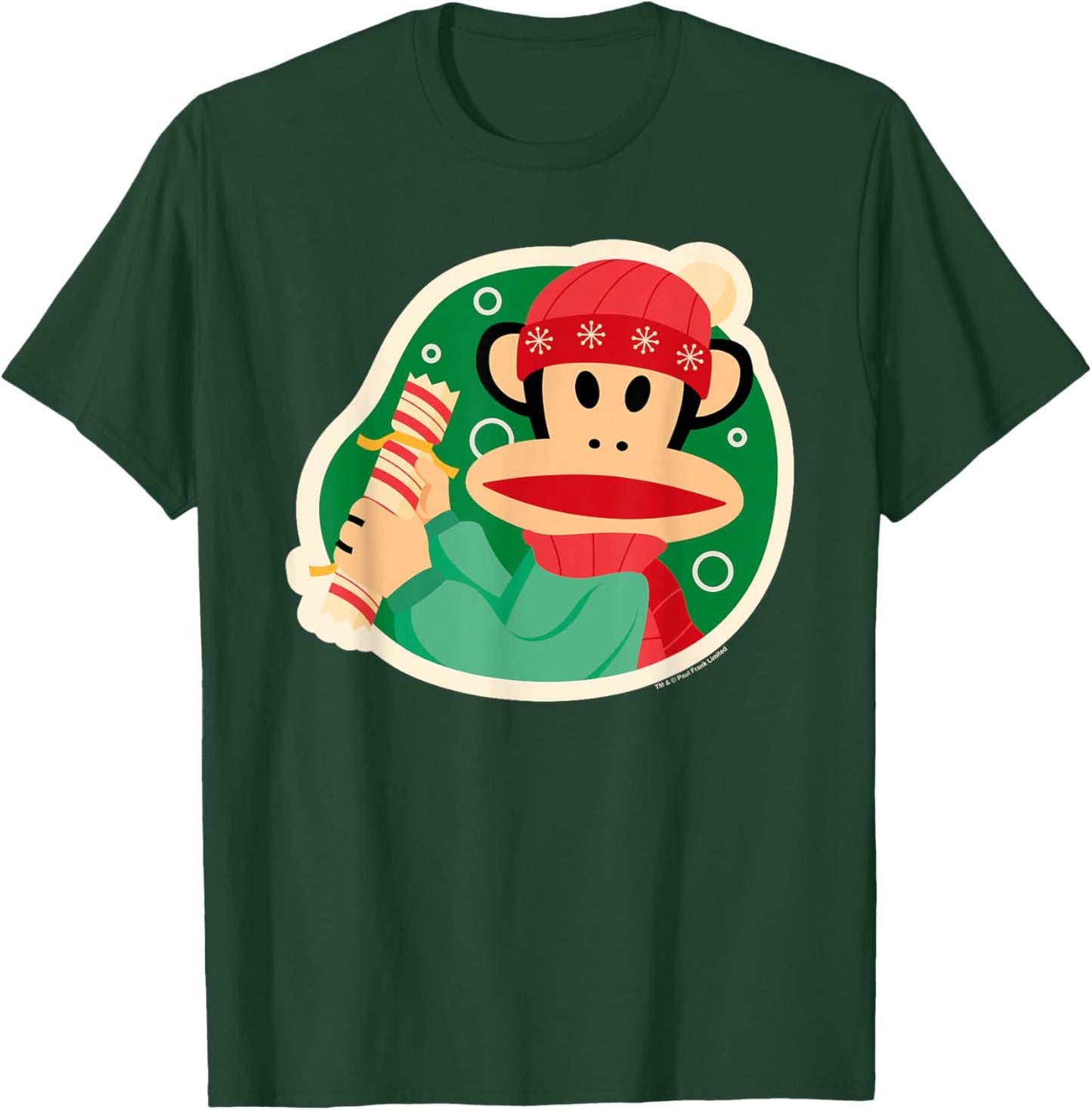 Paul Frank Julius Monkey Christmas Cracker T-Shirt - T-Shirt | Forest