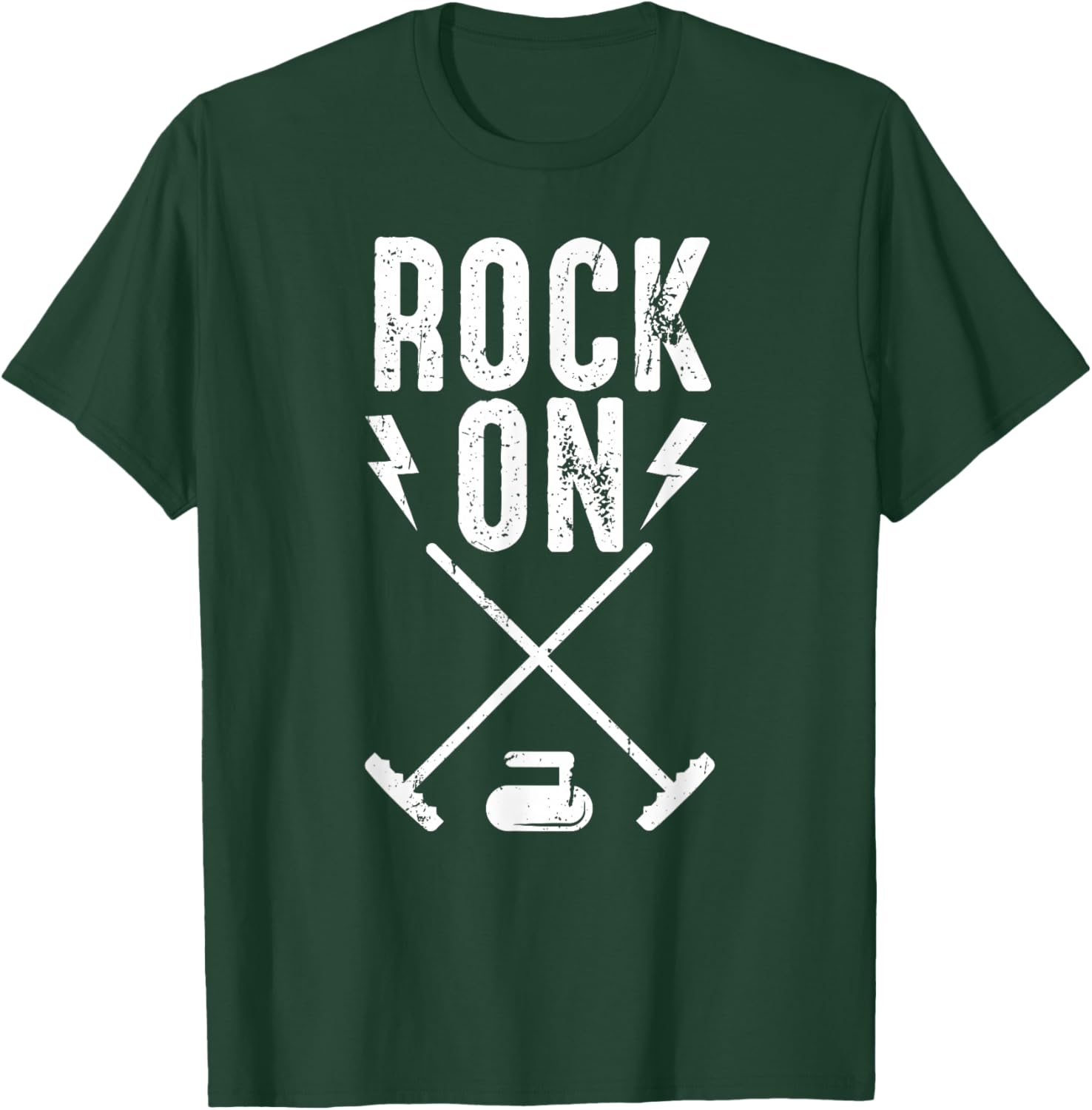 Best Curling Art Women Stone Sport Curling Player T-Shirt - T-Shirt | Forest