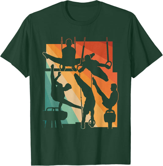 Gymnastics Acrobatic Moves Enthusiasts Outfit Cute Gymnast T-Shirt - T-Shirt | Forest