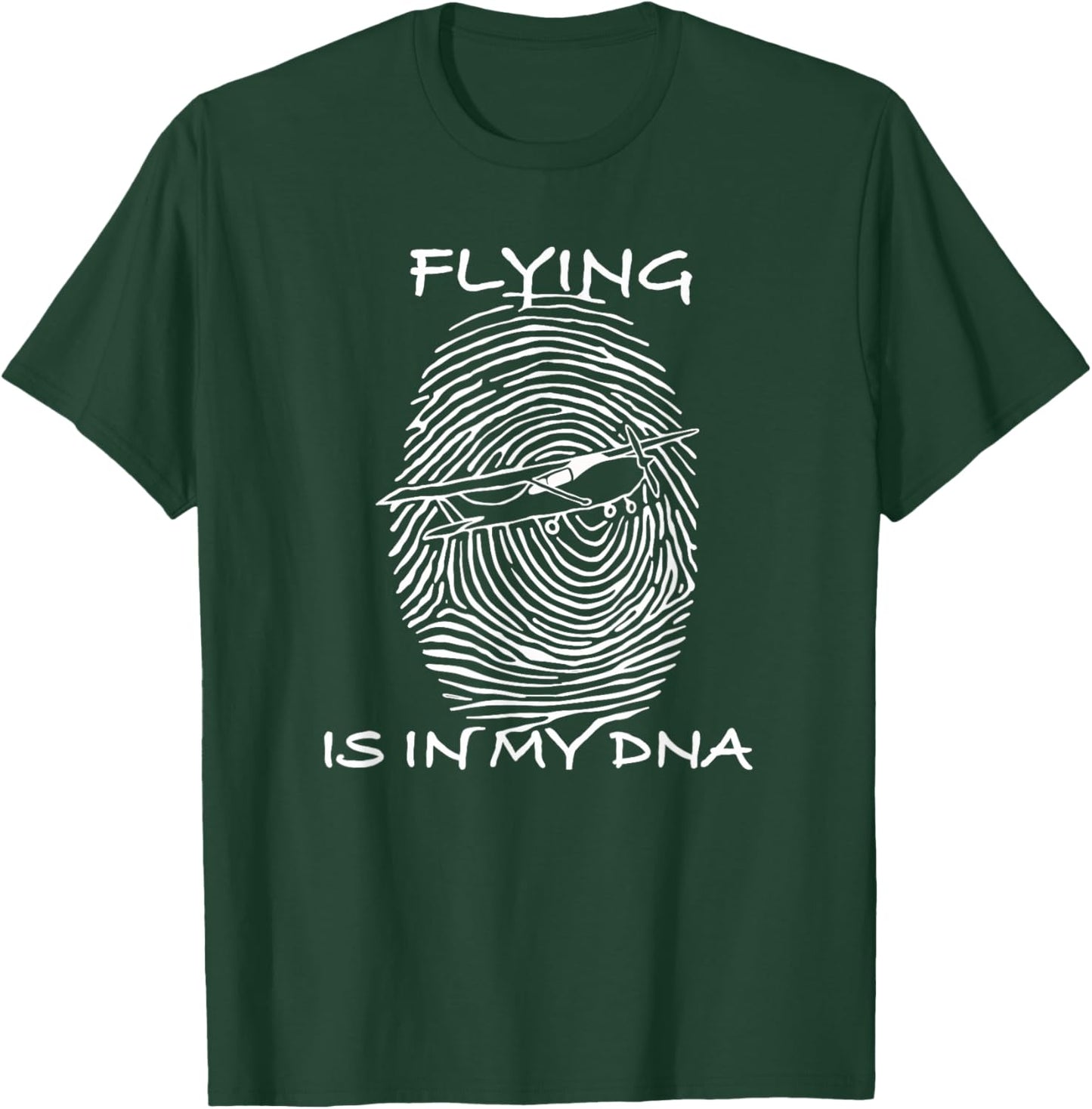 Cloud Surfing Apparel Pilot - Black, Small - Short Sleeve - Modern - Round Neck - Unique Graphic Design T-Shirt - T-Shirt | Forest