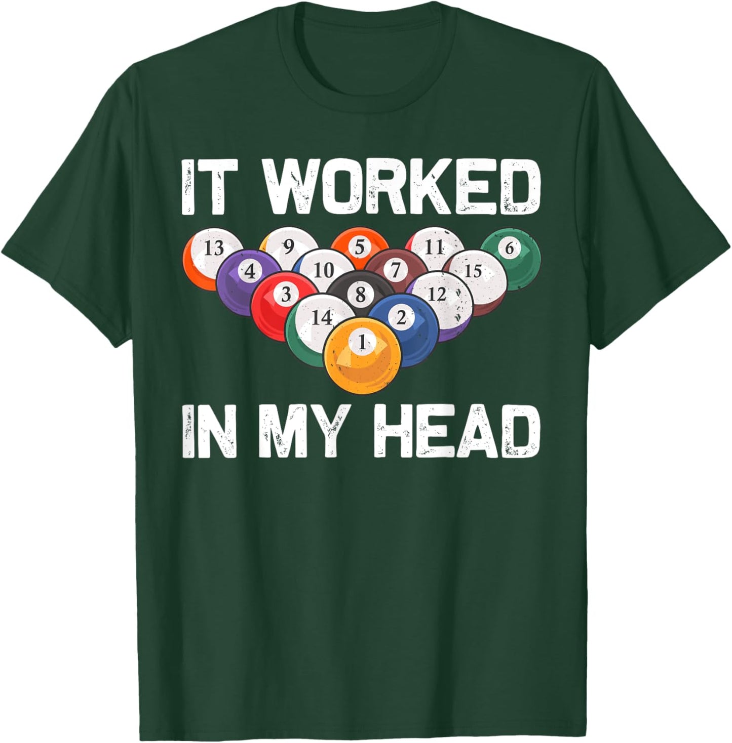 Funny Pool Design Women Billiards Lover Pool Player T-Shirt - T-Shirt | Forest