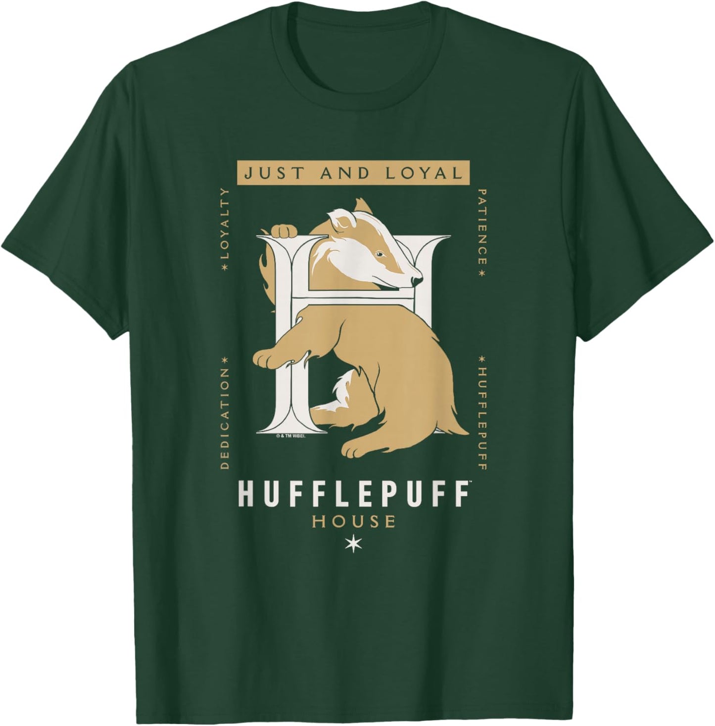 Harry Potter Hufflepuff Just and Loyal T-Shirt - T-Shirt | Forest