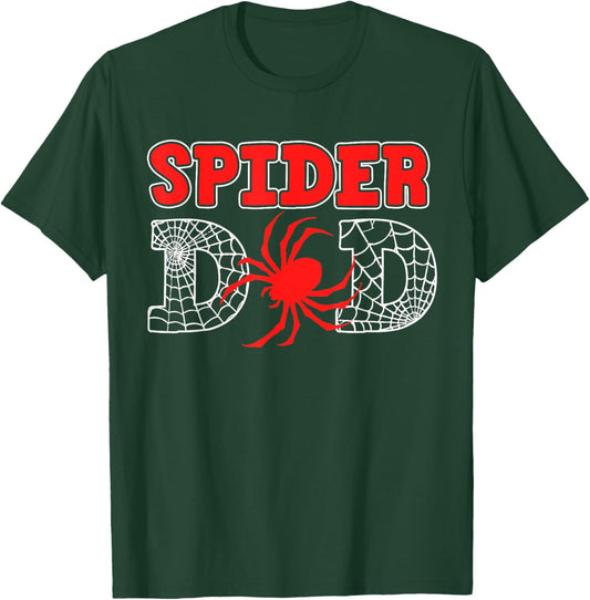 Spider Dad Spidey Birthday Family Matching Kid Daddy Spiders T-Shirt - T-Shirt | Forest