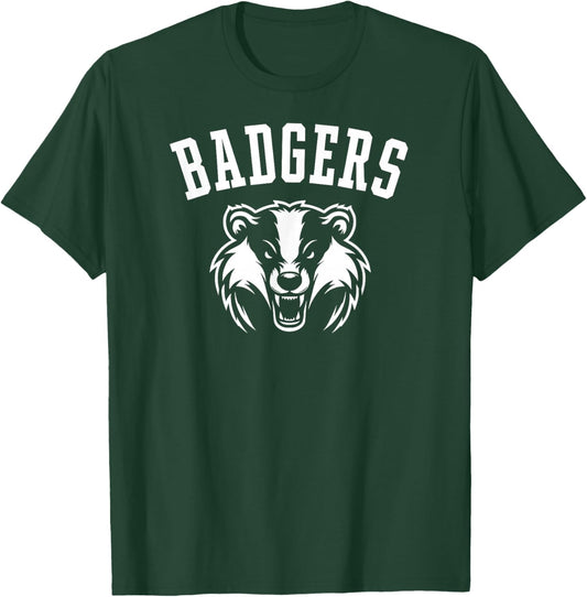 Badgers Mascot for Players and Fans T-Shirt - T-Shirt | Forest