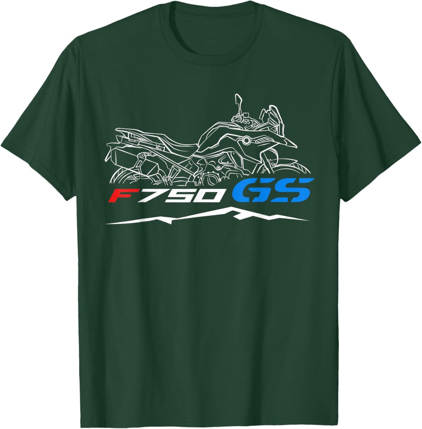 Motorrad F750GS 2018-2023 for ADV Riders, Motorcycle T-Shirt - T-Shirt | Forest
