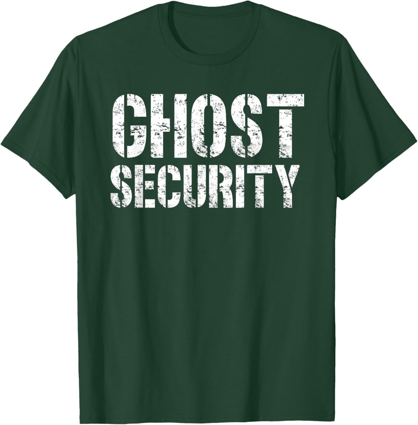 Halloween Dad Mom Daughter Adult Costume Ghost Security T-Shirt - T-Shirt | Forest