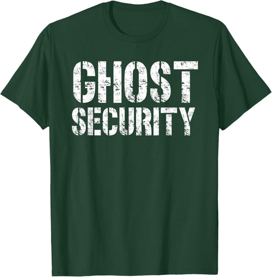 Halloween Dad Mom Daughter Adult Costume Ghost Security T-Shirt - T-Shirt | Forest