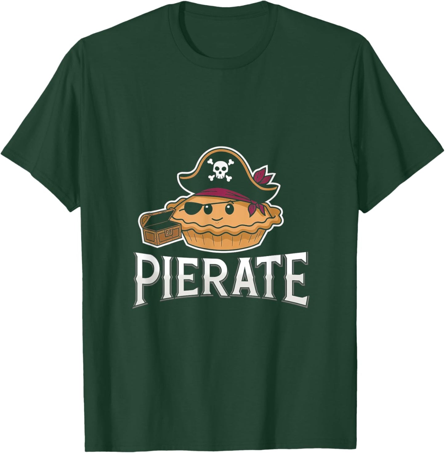 Funny Pirate Pun - Pierate Pie Lover Pirate Costume T-Shirt - T-Shirt | Forest