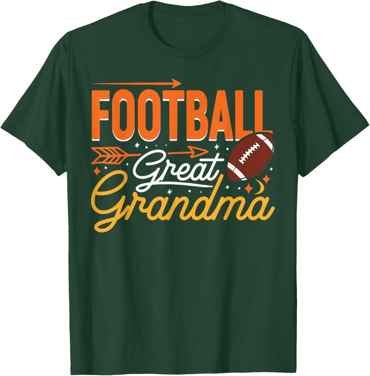 Football Great Grandma - Proud Supporter Grandmother T-Shirt - T-Shirt | Forest