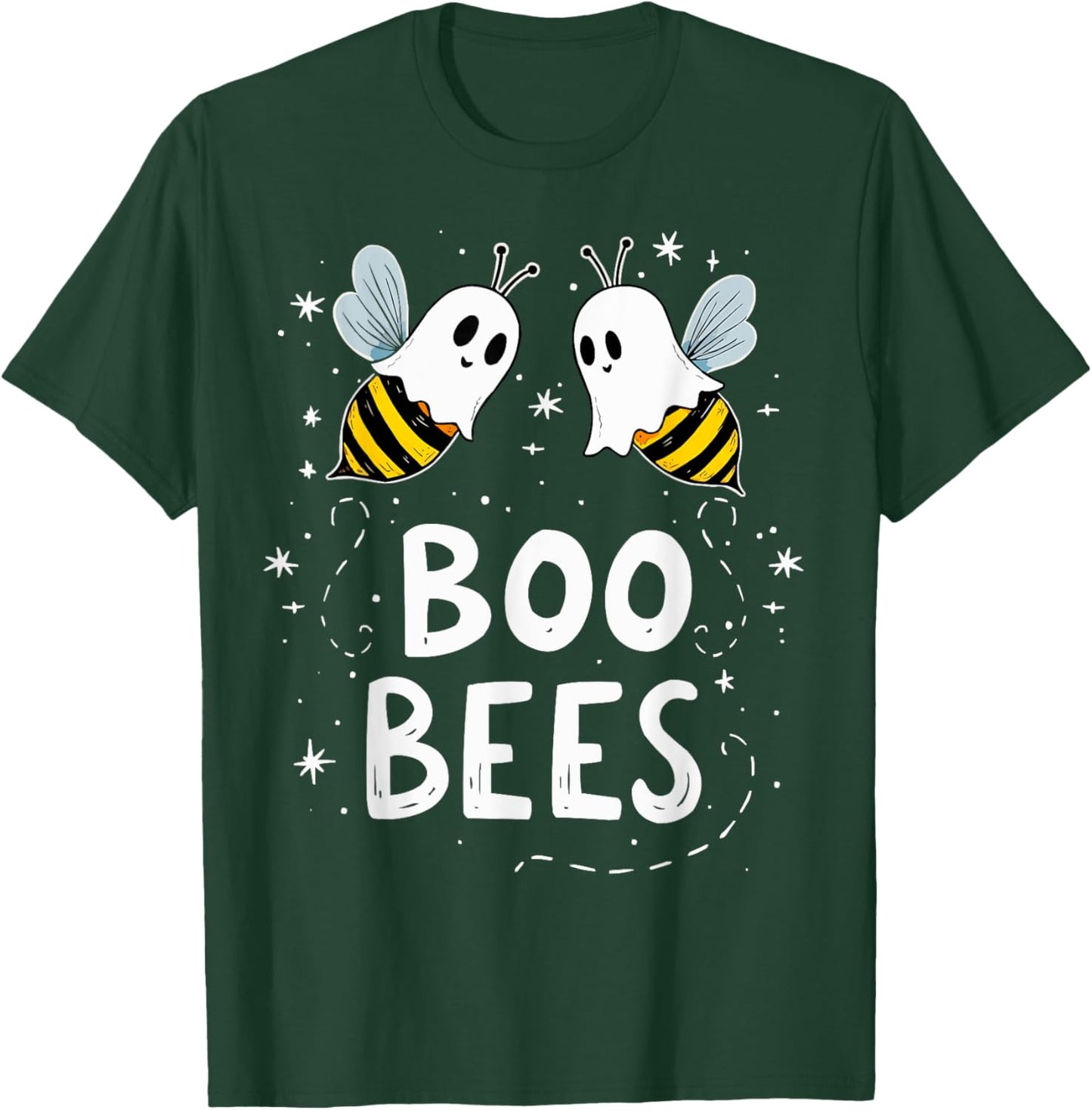 Funny Boo Bees Boobs Ghost Bee Last Minute Halloween Costume T-Shirt - T-Shirt | Forest