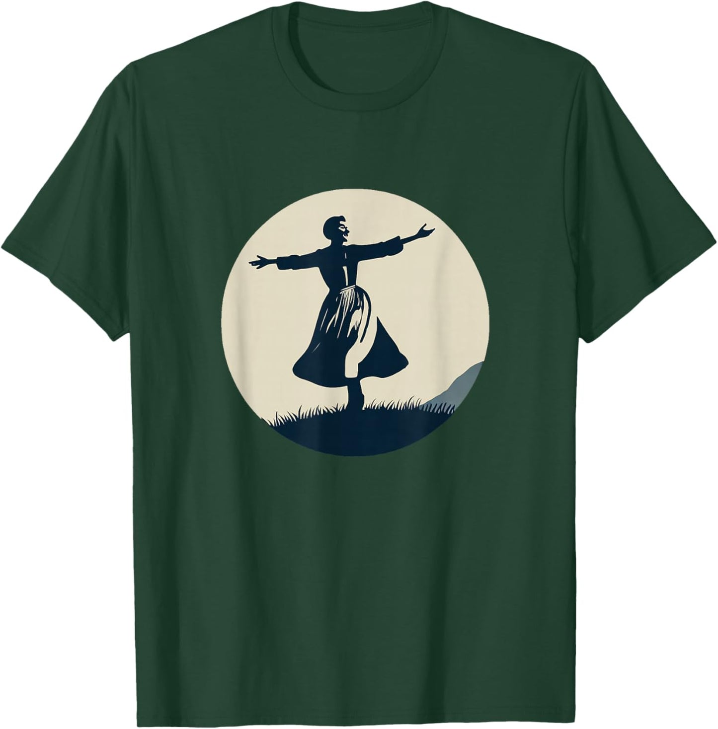 Dancing Alpine Maria Sound Of Music Family Musical T-Shirt - T-Shirt | Forest