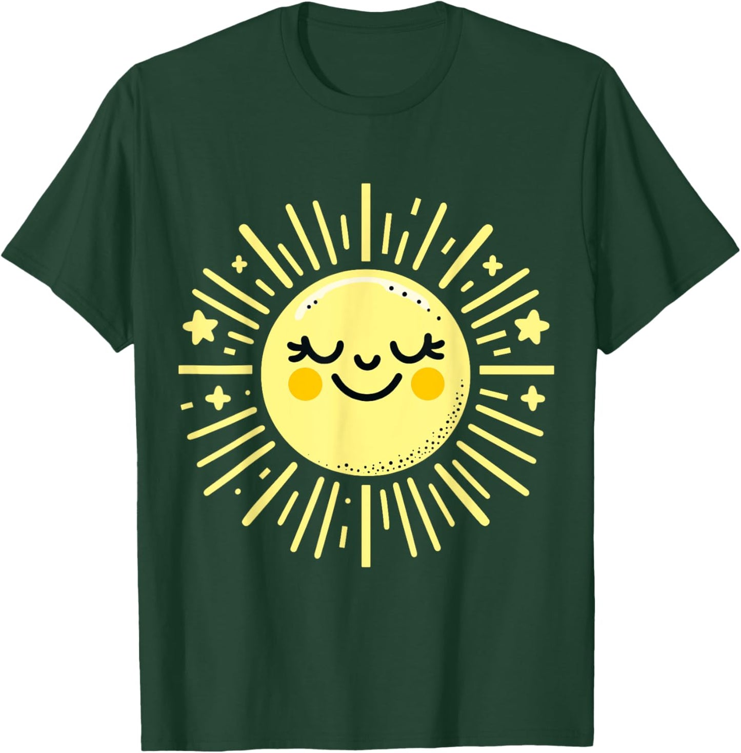 Happy Sunshine Summer Vacation Sun T-Shirt - T-Shirt | Forest